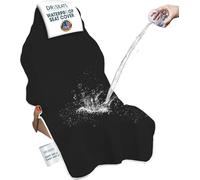 Dri Seats Waterproof Car Seat Cover - Premium Sweat Towel with Slip Resistant Backing for Front Seats in Cars, Trucks, SUVs - Universal Seat Covers & Liner, Easy Install (Black, Large)