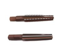 Driak MT3 Morse Taper Reamer Set - High Carbon Steel Coarse and Finish Hand Reamers for Metal, H8 Accuracy Straight Flute Tapered Reamer Tool