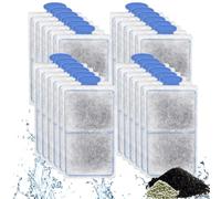 driamor 24 Pack PF-S Fish Tank Filter Cartridges, Top Fin Silenstream PF-S Small Filters Cartridge Thickened Cotton with Zeolite Remplacement Aquarium Filter Cartridge for TOP FIN PF10 Power Filters