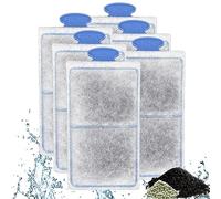 driamor 6 Pack PF-S Fish Tank Filter Cartridges for Top Fin Silenstream PF-S Small Filter, Thickened Cotton Replacement Aquarium Filter Cartridge with Zeolite for TOP FIN PF10 Power Filters
