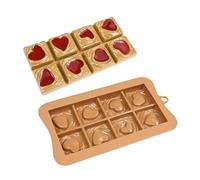 driattie Chocolate Bar Molds - Food Grade, Silicone - Break-Apart Deep Chocolate Bar Molds | for Brownie, Home, Holiday, Party Favor, Kids Activity