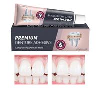 driattie Denture Adhesive,Strong Hold Teeth Care Glue - Gentle Airtight Seal Partials Adhesive for Adults Men Women Grandma Grandpa Lovers Friends