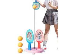 driattie Table Tennis Trainer Equipments,Table Tennis Elastic Shaft Equipment Trainer - Interactive Sports Accessories for Exercise Indoor Outdoor Garage Home Gym School Club Court All Ages Players
