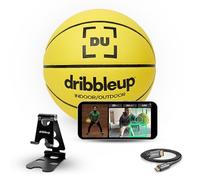 DribbleUp Smart Basketball Starter Pack - At-Home Basketball Training System with App-Based Virtual Coach, Real-Time Feedback | Premium Composite Leather, Indoor/Outdoor (28.5")