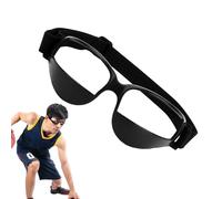 Dribbling Glasses - Basketball Goggles, Portable Sport Training Glasses | Women Men Protective Sports Dribble Specs with Prescription for Player Teenagers Adult Kids Basketball Training, 6.7x2.36in