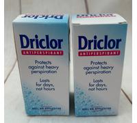 Driclor Antiperspirant Roll on, Protects against Heavy Perspiration 2 x 20ml