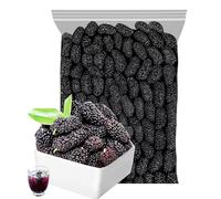 Dried Black Mulberries 400g BMulberry Tea Sweet Delicious Fruit Snacks | Hand Picked,Big & Delicious,No Sugar Added,Great Ingredient For Oatmeal, Desserts, Pastries,Granola,Baking Purposes, Vegan
