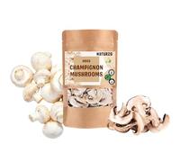 Dried Champignon Mushroom Slices 100% Pure | No Additives | Naturally Dried Button Mushroom Slices for Cooking & Garnishing