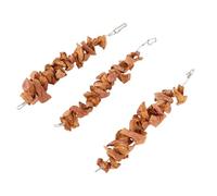 Dried, Chew Toy, Rich Nutrition, Prevent Constipation, Rabbit Fruit Snack, 3 Pack (Long Type)