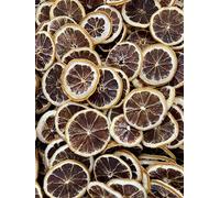 Dried Citrus Slices, 1 kg Bulk Pack, Mixed Orange Lemon Lime, Natural Dehydrated Fruit for Tea Cocktails Crafts (Lemon)
