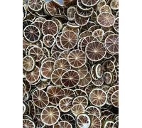 Dried Citrus Slices, 1 kg Bulk Pack, Mixed Orange Lemon Lime, Natural Dehydrated Fruit for Tea Cocktails Crafts (Lime)