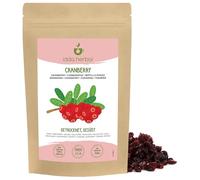 Dried Cranberries (1kg, 2.2lb), Whole Cranberries, Sweetened with Apple Juice, Soft and Chewy, Ready to Eat Fruit Snack, Vegan