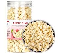 Dried Diced Apples 7.76 Oz /220g Crispy Apple Slices No Sugar Added Dried Apple Chips for Baking or Snacking Delicious Fruit Snacks