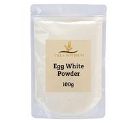 Dried Egg White Protein Powder 100g - Pasteurized, 100% Non-GMO Just One Ingredient - Use in Baking - Make Whipped Egg Whites, by Villa Nostrum
