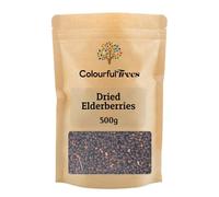 Dried Elderberries Whole 500g by Colourful Trees