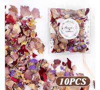 Dried Flower 10-120Pcs Wedding Confetti 100% Natural Petal Biodegradable Pop Bridal Shower Party DIY Decor Rose Paper Cone