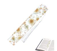 Dried Flower Bookmark,Clear Dried Daisy Epoxy Resin Bookmark - Creative Reading Sign for Kids, Women, Teachers and Students, School Stationery Supplies