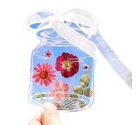 Dried Flower Bookmark Kit, Floral Bookmark Kit for Clear Book Making, Craft Supplies, Handmade Scrapbook Supplies for Home School Reader