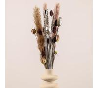 Dried Flower Dining Bouquet Christmas Rudolph (30cm) - Real Dried Flowers Bouquet for Room Decor - Perfect for Crafting or Cake Decorations Flowers - Foliage and Flora - Xmas Themed Flower Stems