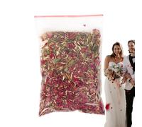 Dried Flower Petals - Natural Confetti Dried Petal - Floral Decoration 100g for Crafts Candle Making Bath Soap Proposal Valentine's Day Birthday