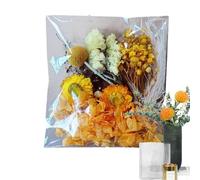 Dried Flowers - diys Natural Flower Leaf Kit | Natural Vivid Dried Flowers | diys dried flower kit | Elegant and Vibrant Dry Flowers for Photo Frame Resin Mold diys Candle and More