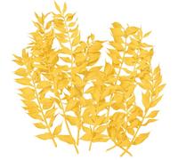 Dried Flowers, Dried Ruscus Dry Flowers Crafts for Diy Arts Resin Scrapbooking Jewelry Making Floral Decorations Cupcake Decorating (Orange)