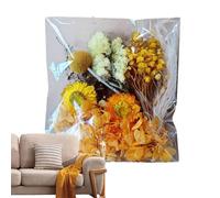 Dried Flowers for Decoration, Dried Flowers, Natural Flower Leaf Set, Elegant and Vibrant Dried Flowers for Photo Frame, Resin Moulds, Candles and More, Suitable for Decorating the Room
