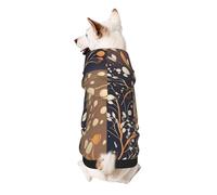 Dried Flowers On The Wall Dog Hoodie – Soft & Breathable Polyester Pet Clothes for Small, Medium, and Large Dogs