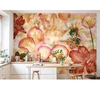 Dried Flowers Wallpaper Wall Mural 3.66x2.54m Floral Kitchen Living Room