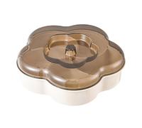 Dried fruit plate - Dried fruit plate in the shape of a flower | divided serving dish with lid, organiser delights śecs, serving dishes in the shape of petal dice, tray of füruits com