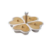 dried fruit platter, 360° Rotatable Porcelain Appetizer Snack Tray Platter for Fruit, Veggies, Candy, Relish for Christmas Thanksgiving Party