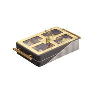 dried fruit platter, Modern Divided Serving Dishes with Lid, Multifunctional Party Snack Tray for Fruits, Nuts, Candies, Crackers, Veggies(C)