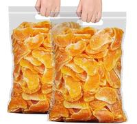 Dried Honey Orange Fruit, Dried Orange Slices4.51oz/128g, Orange Preserved Candy Snacks, Instant Classic Sour&Sweet Flavor Chinese Special Snack Food, Ready to eat Healthy Fruit Snacks, Vegan (2can)