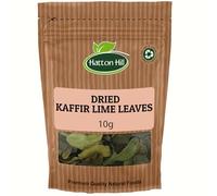 Dried Kaffir Lime Leaves 10g by Hatton Hill | Aromatic Citrus for Authentic Asian Cuisine