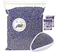 Dried Lavender Flowers 14oz/400g - Large Bag 100% Natural Bulk Lavender Buds for Wedding Decor, Crafts, Soap Making, Sachets, Candle Supplies
