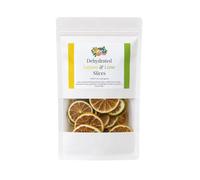 Dried Lemon & Lime Slices for Cocktails, Mocktails, Sodas & Beer 40g | Dehydrated Fruit, Cocktail Garnish, Citrus Slices, Drinks Garnish, Beer Garnish