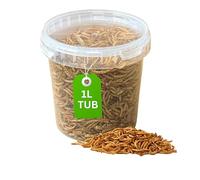 Dried Mealworms High Protein Food for Wild Birds - Nutritious Year-Round Feed for Robins & Small Birds - Perfect for Bird Feeders & Mealworm Feeders (3L Tub, mealworm)