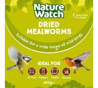 Dried Mealworms Wild Bird Feed By Nature Watch - 400g