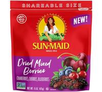 Dried Mixed Berries, Cranberries, Cherries & Blueberries, 15 oz (425 g), Sun-Maid
