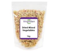 Dried Mixed Vegetables 1kg by Virgolden - Premium Dehydrated Veg Mix, Long Shelf Life, Perfect for Soups, Cooking & Snacks