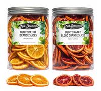 Dried Orange & Blood Orange Slices Bundle | 100% Natural Dehydrated Citrus | Cocktail Garnish, Gin, Tea, Baking, Crafts & Decoration | Vegan, No Sugar Added | 100+ Slices