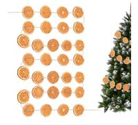 Dried Orange Slice Christmas Garland,2.7meter Extended Orange Slice Wreath for Christmas Trees Decorating Fireplaces Walls Dining Tables