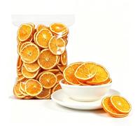 Dried Orange Slices 8.82oz 250g, Dehydrated Citrus Wheels For Tea Cocktails Baking Decor Garnish, Natural Chips