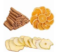 Dried Orange Slices Cinnamon Potpourri Simmering Set, Cinnamon Sticks, Potpourri Bowl Filler Gift Basket Fillings for Fall Scents, Thanksgiving, Spice Supplies for Christmas Party Decor