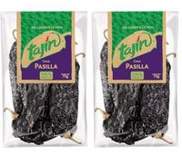 Dried Pasilla Chillies, Pack 75g - Chili Pasilla Seco TAJÍN 75g (Pack of 2)