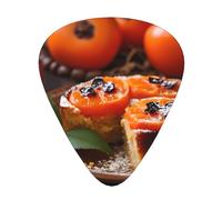 dried persimmon pancake Patterned guitar picks - (thin/medium/thick) free to choose, suitable for all kinds of string instruments,
