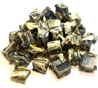 Dried Salmon Fish Cubes 500g 100% Natural 100% Salmon Skin Dog Treats Chews A Natural Source of Omega 3 and Collagen Hypo-Allergenic Grain Free Gluten Free SMCP