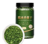 Dried Scallion 100g/can,Dehydrated Scallion Segments Canned, Freeze-Dried Green Vegetables, Instant Dehydrated Vegetables, Vegetable Soup Ingredients, Adds a Flavor to Soups, Salads, Vegan (1can)