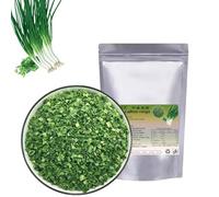 dried scallions 100g,dehydrated onions,Adds a mild flavor and a lot of color to soups, Salads,sauces, coleslaw.