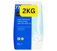 Dried Skimmed Milk Powder with Non-Milk Fat, Makes 20L, 2kg (1x2KG)